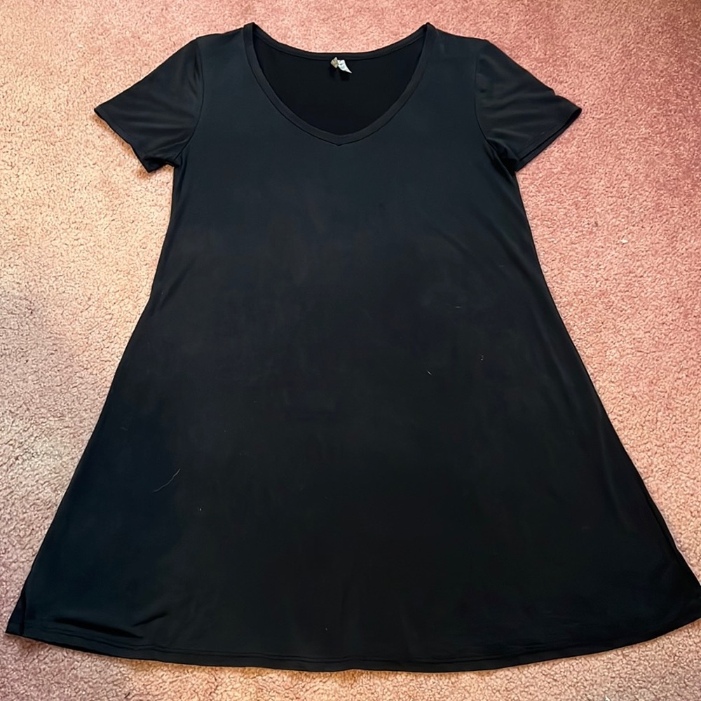 Black swing dress